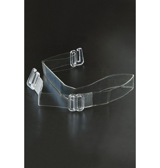 Силиконовые бретели с пластиковым крючком шириной 10 мм - 2 шт.