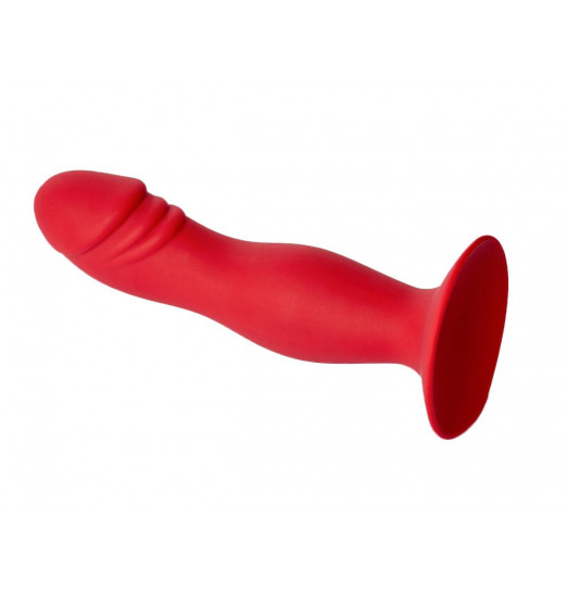 Бордовая анальная пробка Hercules - 16 см.