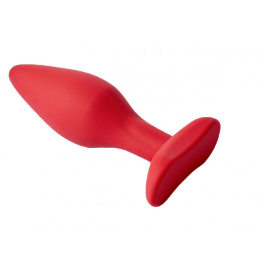 Бордовая анальная пробка Matter L - 12 см.