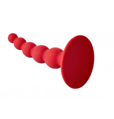 Бордовая анальная пробка Pulse - 10 см.