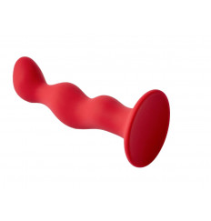 Бордовая анальная пробка Terra - 12 см.