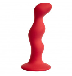 Бордовая анальная пробка Terra - 12 см.