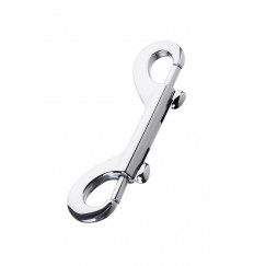 Серебристый двухсторонний карабин TOYFA Metal