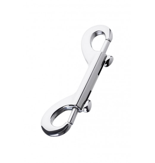 Серебристый двухсторонний карабин TOYFA Metal