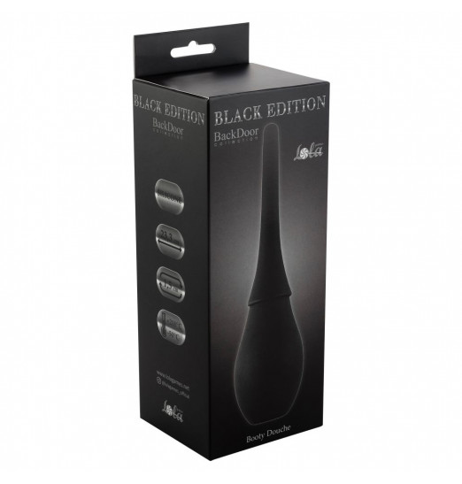 Чёрный анальный душ Booty Douche