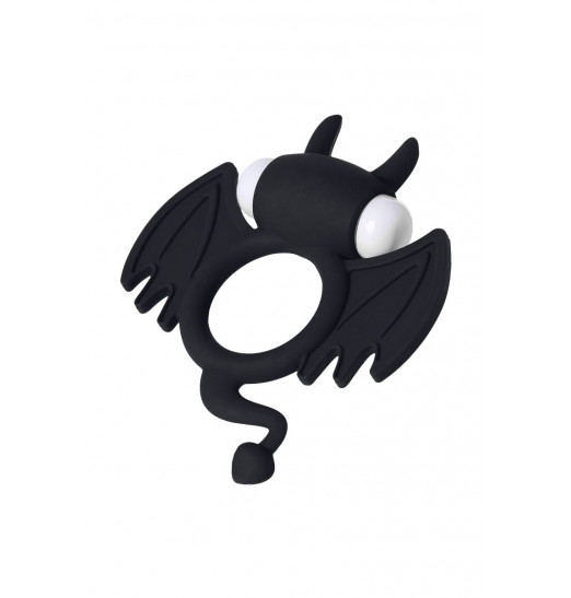 Черное эрекционное кольцо на пенис JOS COCKY DEVIL
