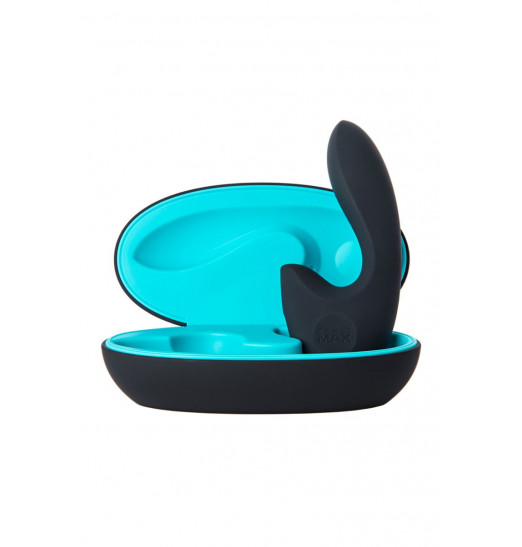 Нереалистичный вибратор Sense Max с клиторальным отростком - 16 см.