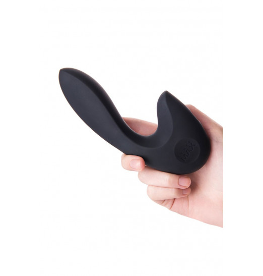 Нереалистичный вибратор Sense Max с клиторальным отростком - 16 см.